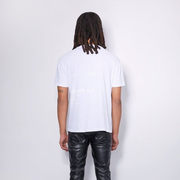 $199 NEW RtA LIAM WHITE TEE SZ MEDIUM